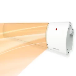 Mirrorstone 1800w Helios Infrared Bar Heater In White Finish, Wall/Ceiling Mount, Indoor Electric Heater -Diy mirrorstone 1800w helios infrared bar heater in white finish wall ceiling mount indoor electric heater5059364077598 03c MP