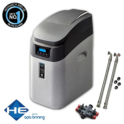 Monarch Midi HE FreeFlow Water Softener - Ultimate Series - Includes 15mm Hoses 1 Monarch Midi HE FreeFlow Water Softener - Ultimate Series - Includes 15mm Hoses