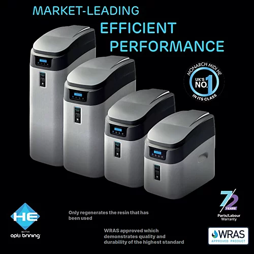 Monarch Midi HE FreeFlow Water Softener - Ultimate Series - Includes 15mm Hoses 4 Monarch Midi HE FreeFlow Water Softener - Ultimate Series - Includes 15mm Hoses - Image 4
