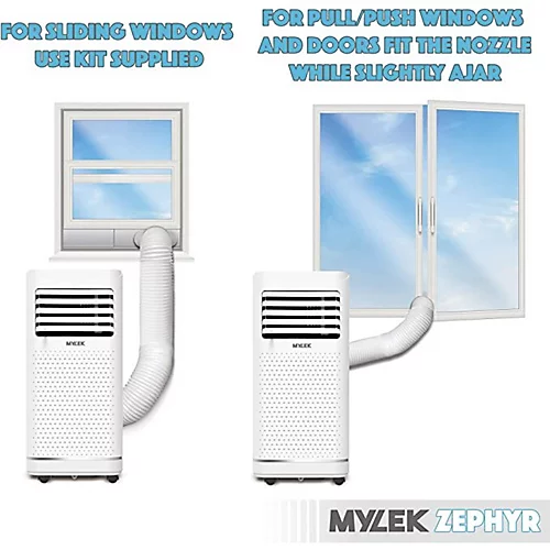 Mylek Air Conditioner Unit 9000BTU Portable Cooling Cold Air, Dehumidifier, Two Fan Speeds 2 Mylek Air Conditioner Unit 9000BTU Portable Cooling Cold Air, Dehumidifier, Two Fan Speeds - Image 2