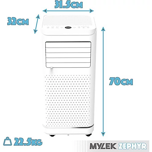 Mylek Portable 3-1 Cold Air Conditioner Dehumidifier, Cooling Fan, Two Fan Speeds, Digital Display, Remote 3 Mylek Portable 3-1 Cold Air Conditioner Dehumidifier, Cooling Fan, Two Fan Speeds, Digital Display, Remote - Image 3