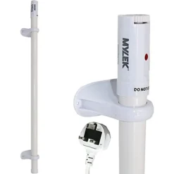 Mylek Tubular Heater 135W - 1050mm - Low Energy Tube - Built In Thermostat And Mounting Brackets Greenhouse, Garage, Caravan