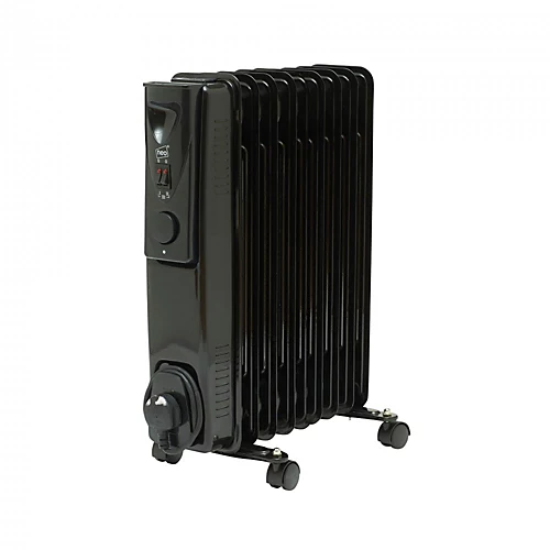Neo 9 Fin Black Electric Oil Filled Radiator 2 Neo 9 Fin Black Electric Oil Filled Radiator - Image 2