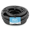 Pisces 25mm (1 Inch) Black Pond Corrugated Flexible Hose Pipe - 5m Roll