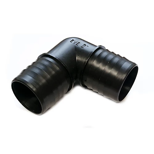 Pisces 50mm/50mm (2") Barbed Elbow For Pond Hose 1 Pisces 50mm/50mm (2") Barbed Elbow For Pond Hose