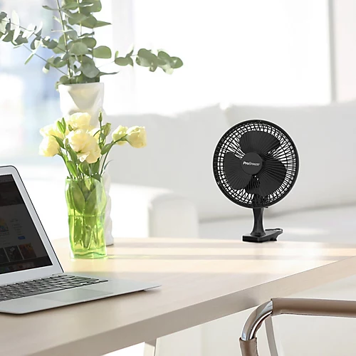 Pro Breeze 6" Mini Clip Fan - Ultra Quiet & High Power - Black 2 Pro Breeze 6" Mini Clip Fan - Ultra Quiet & High Power - Black - Image 2