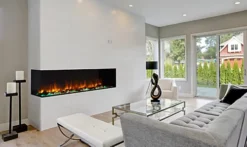 Rosedale 3D Media Wall Electric Fire - Large