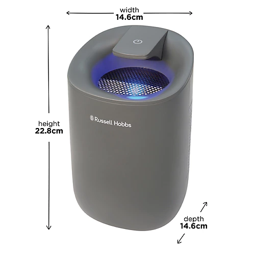Russell Hobbs Compact Dehumidifier Fresh Air Mini 300ml/day Grey RHDH1061G 2 Russell Hobbs Compact Dehumidifier Fresh Air Mini 300ml/day Grey RHDH1061G - Image 2