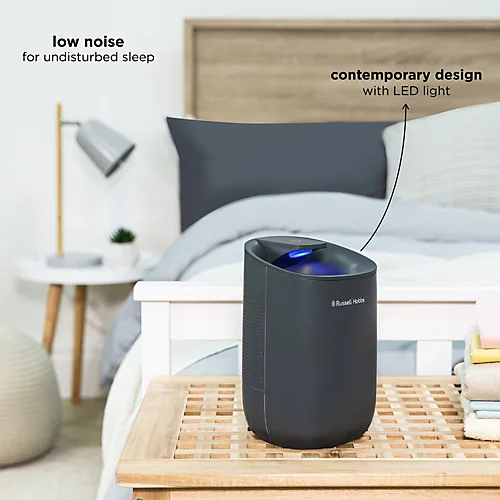Russell Hobbs Compact Dehumidifier Fresh Air Mini 300ml/day Grey RHDH1061G 3 Russell Hobbs Compact Dehumidifier Fresh Air Mini 300ml/day Grey RHDH1061G - Image 3
