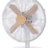 Russell Hobbs Scandi Desk Fan 12 Inch White And Wood Effect RHMDF1201WDW