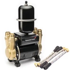 Salamander CTFORCE 20TU 2.0 Bar Brass Twin Impeller Shower Pump Negative Head