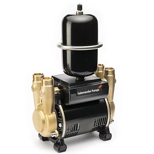 Salamander CTFORCE 20TU 2.0 Bar Brass Twin Impeller Shower Pump Negative Head 2 Salamander CTFORCE 20TU 2.0 Bar Brass Twin Impeller Shower Pump Negative Head - Image 2