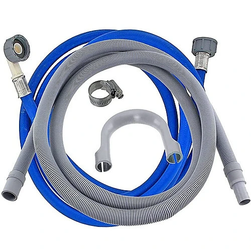 SPARES2GO Fill Hose + Drain Extension Kit For Washing Machine Or Dishwasher (2.5m + 3.5m) 1 SPARES2GO Fill Hose + Drain Extension Kit For Washing Machine Or Dishwasher (2.5m + 3.5m)