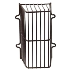SPARES2GO Universal Plastic Coated Overflow Guard Boiler Relief Outlet Cage (Brown)