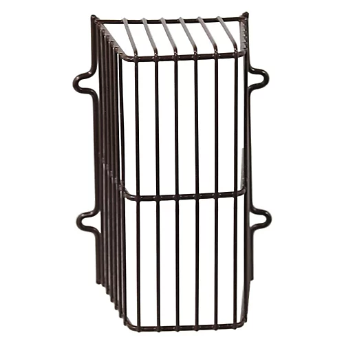 SPARES2GO Universal Plastic Coated Overflow Guard Boiler Relief Outlet Cage (Brown) 1 SPARES2GO Universal Plastic Coated Overflow Guard Boiler Relief Outlet Cage (Brown)