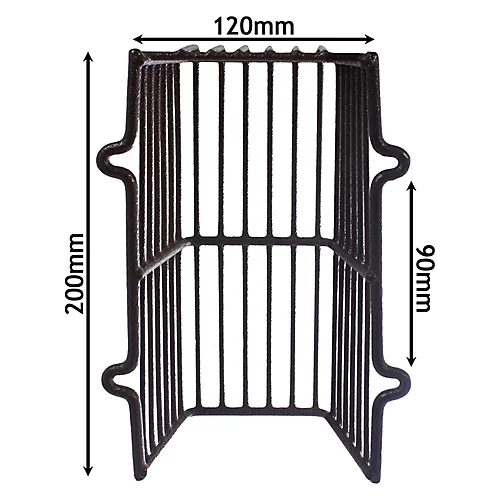 SPARES2GO Universal Plastic Coated Overflow Guard Boiler Relief Outlet Cage (Brown) 2 SPARES2GO Universal Plastic Coated Overflow Guard Boiler Relief Outlet Cage (Brown) - Image 2