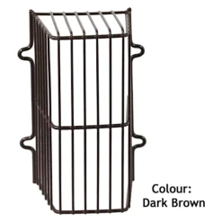 SPARES2GO Universal Plastic Coated Overflow Guard Boiler Relief Outlet Cage (Brown) 6 SPARES2GO Universal Plastic Coated Overflow Guard Boiler Relief Outlet Cage (Brown) -Diy spares2go universal plastic coated overflow guard boiler relief outlet cage brown 5056026731355 03c MP