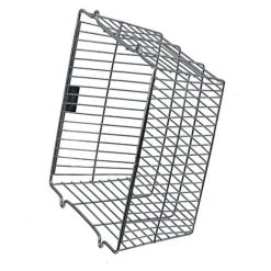 SPARES2GO Universal Stainless Steel Terminal Guard Square Boiler Flue Cage (11" X 10" X 5")