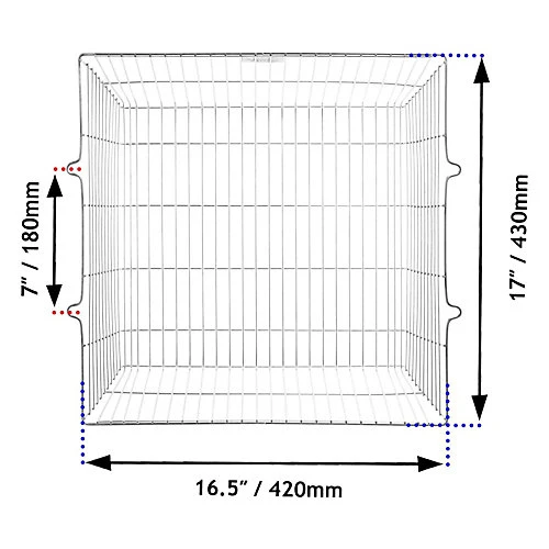 SPARES2GO Universal Zinc Coated Terminal Guard Square Boiler Flue Cage (14'' X 14'' X 8'') 2 SPARES2GO Universal Zinc Coated Terminal Guard Square Boiler Flue Cage (14'' X 14'' X 8'') - Image 2