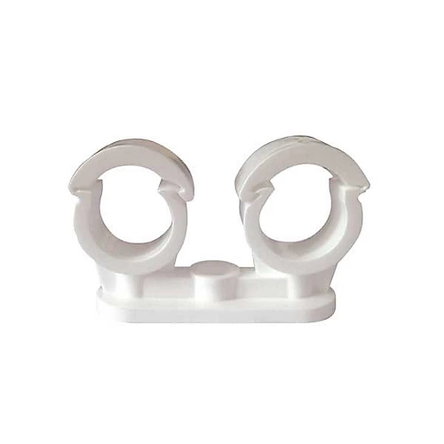 Talon 22mm Quick Lock Double Hinged Snap Over Pipe Clip 50 Per Box 1 Talon 22mm Quick Lock Double Hinged Snap Over Pipe Clip 50 Per Box