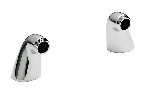 Tap Accessories Short Inlet Legs, Pair - Chrome - Balterley 1 Tap Accessories Short Inlet Legs, Pair - Chrome - Balterley
