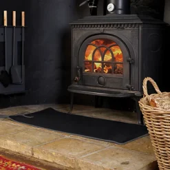 Valiant Fire Retardant Padded Protective Hearth Mat - 980mm X 480mm