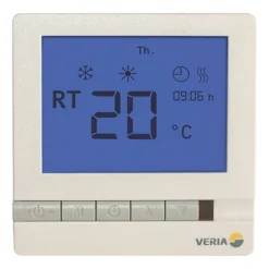 Veria Control T45 Programmable, Digital Timer-Controlled & Large LCD Thermostat