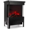 VonHaus Electric Stove Heater 1900W, Portable Electric Fireplace W/ Indoor Log/Wood Burner LED Effect & Adjustable Thermostat