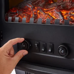 Warmlite Traditional 2kW Matt Black Cast Iron Effect Electric Stove -Diy warmlite traditional 2kw matt black cast iron effect electric stove5056032918207 04c bq